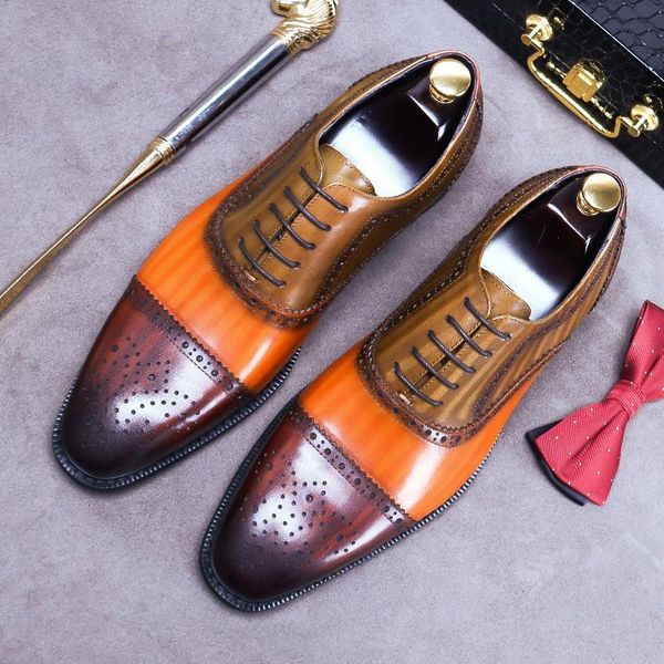 dress shoes classic mens brogue fashion business leisure cow leather office career party zapatos three colors mixed chaussure errfc, Black
dress shoes classic mens brogue fashion business leisure cow leather office career party zapatos three colors mixed chaussure errfc, Black