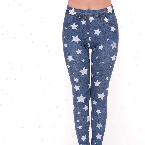fashion leggins mujer blue jeans with stars printing legging feminina leggins fitness woman pants workout leggings, Black
fashion leggins mujer blue jeans with stars printing legging feminina leggins fitness woman pants workout leggings, Black