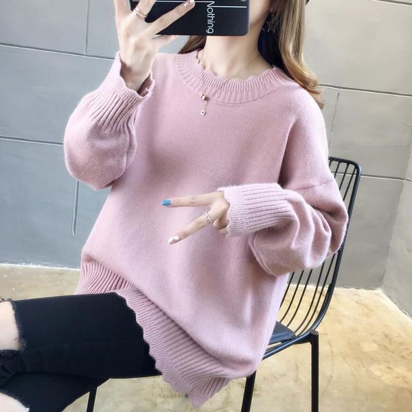2021 new women spring autumn knitted o-neck sweater pullovers female basic sweaters ladies slim fit solid casual jumper l356vs7y, White;black
2021 new women spring autumn knitted o-neck sweater pullovers female basic sweaters ladies slim fit solid casual jumper l356vs7y, White;black