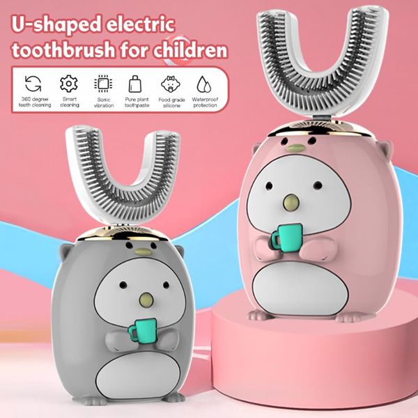 smart electric toothbrush 360 degrees u-shaped silica gel ultrasonic electronic fo kids(cute penguin)rechargeable tooth cleaning tool
smart electric toothbrush 360 degrees u-shaped silica gel ultrasonic electronic fo kids(cute penguin)rechargeable tooth cleaning tool