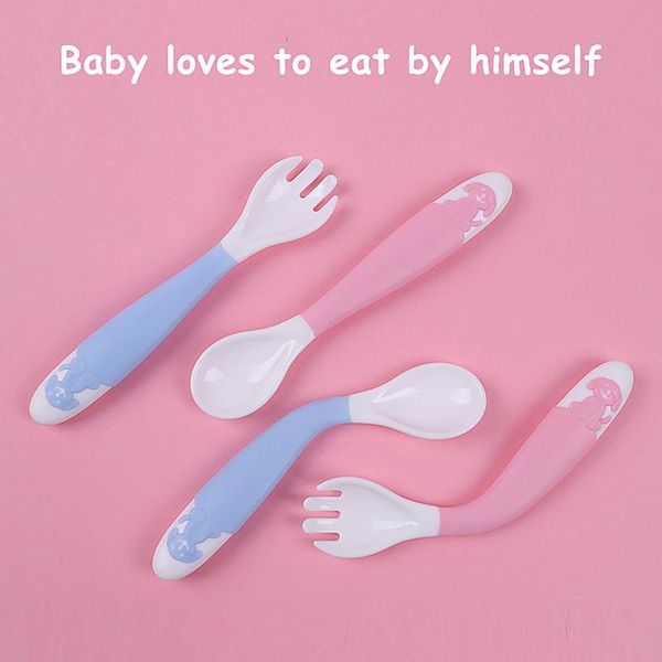 spoons baby cutlery easy grip heat-resistant twistable self feeding learning spoon fork sensing children tools
spoons baby cutlery easy grip heat-resistant twistable self feeding learning spoon fork sensing children tools