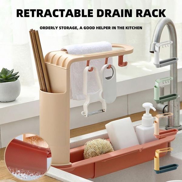 40# hanging holder basket kitchen organizer faucet drain storage plastic rack container sink sponge soap rag hanger shelf
40# hanging holder basket kitchen organizer faucet drain storage plastic rack container sink sponge soap rag hanger shelf