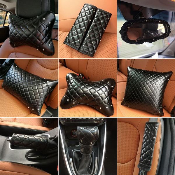 steering wheel covers crystal pvc leather car seat interior accessories headrest neck handbrake gear shift cases
steering wheel covers crystal pvc leather car seat interior accessories headrest neck handbrake gear shift cases