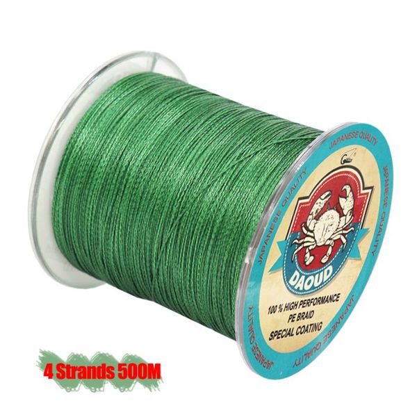 daoud 4 strands 500m pe braided fishing line 8 10 20 30 40 50 100lb multifilament fishing braid line
daoud 4 strands 500m pe braided fishing line 8 10 20 30 40 50 100lb multifilament fishing braid line