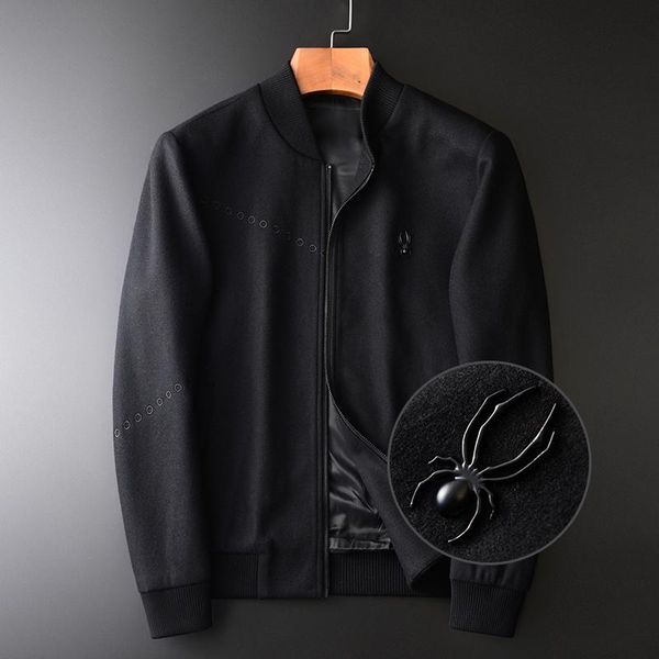 men's jackets classic wool mens luxury embroidery stand collar and coats winter slim fit woolen male size 4xl, Black;brown
men's jackets classic wool mens luxury embroidery stand collar and coats winter slim fit woolen male size 4xl, Black;brown