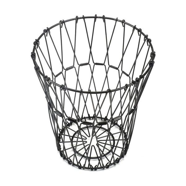 storage baskets flexible black wire basket transforming for fruit bread or decorative items
storage baskets flexible black wire basket transforming for fruit bread or decorative items