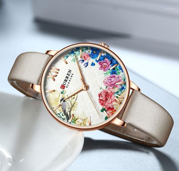 wristwatches curren 9059 women leather watch ladies classic wristwatch female clock feminino trend quartz flower black relogios, Slivery;brown
wristwatches curren 9059 women leather watch ladies classic wristwatch female clock feminino trend quartz flower black relogios, Slivery;brown