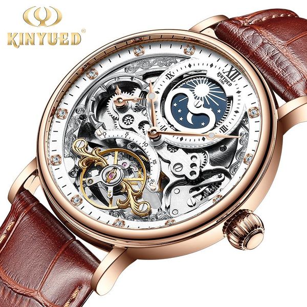 wristwatches kinyued luxury fashion classic leather waterproof men's business casual watch brand calendar transparent mechanic, Slivery;brown
wristwatches kinyued luxury fashion classic leather waterproof men's business casual watch brand calendar transparent mechanic, Slivery;brown