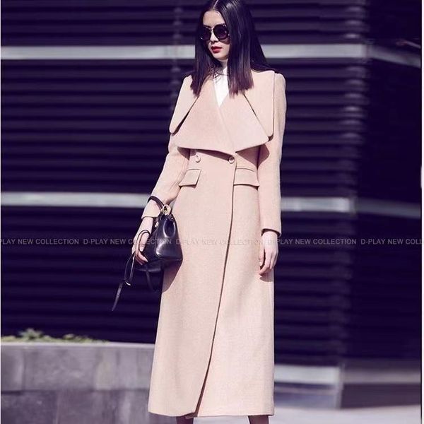 women's wool & blends women mid-length outerwear korean loose temperament england woolenes oversized female jacket overcoat, Black
women's wool & blends women mid-length outerwear korean loose temperament england woolenes oversized female jacket overcoat, Black