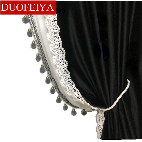curtain & drapes american retro black velvet shading cloth flannel fabric bedroom simple european finished product customization
curtain & drapes american retro black velvet shading cloth flannel fabric bedroom simple european finished product customization