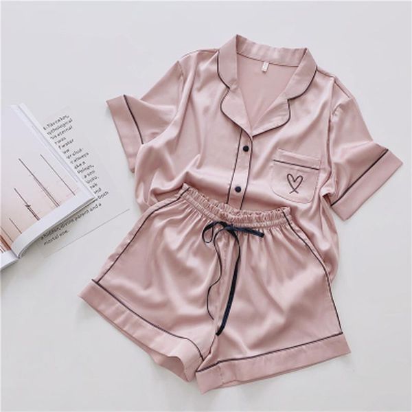 newdiscvry pajamas for women silk home wear short sleeve loungewear pyjamas women pijama sleepwear pj set satin nightwear set, Black;red
newdiscvry pajamas for women silk home wear short sleeve loungewear pyjamas women pijama sleepwear pj set satin nightwear set, Black;red
