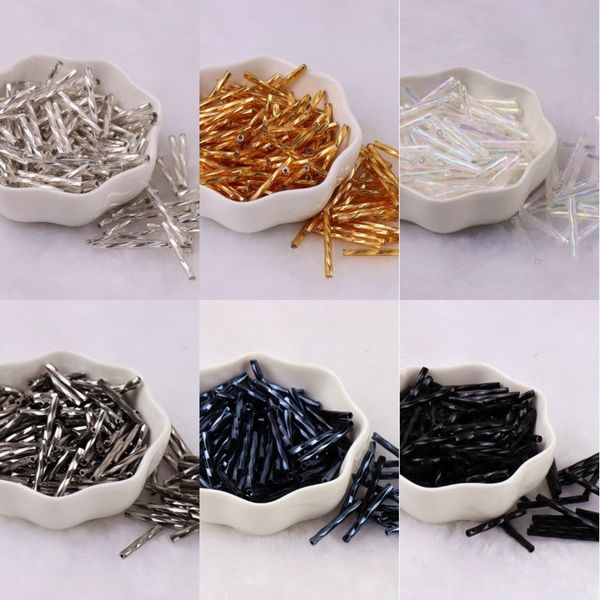 golden 45pcs/10g 2.5mm*25mm czech twist bugles glass tube 8/0 seed beads for jewelry makingwomen garment diy sewing accessories
golden 45pcs/10g 2.5mm*25mm czech twist bugles glass tube 8/0 seed beads for jewelry makingwomen garment diy sewing accessories