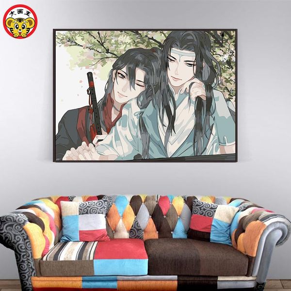 paintings painting by numbers art paint number the wizard of devil,anime home decoration king diy digital hand-pa
paintings painting by numbers art paint number the wizard of devil,anime home decoration king diy digital hand-pa