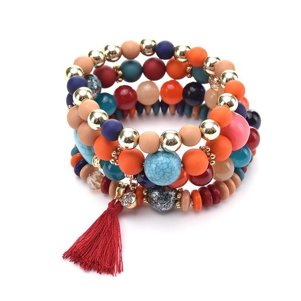 charm bracelets women's bracelet candy color beads crystal tassel elastic wrists women girl gift, Golden;silver
charm bracelets women's bracelet candy color beads crystal tassel elastic wrists women girl gift, Golden;silver