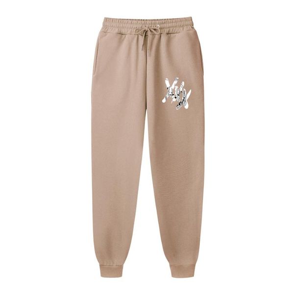 men's pants 2021 men joggers brand letter print male trousers casual sweatpants jogger fitness workout, Black
men's pants 2021 men joggers brand letter print male trousers casual sweatpants jogger fitness workout, Black