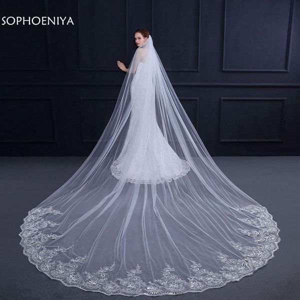 bridal veils arrival white ivory wedding veil 2021 accessories welon sequined lace edge velos de novia, Black
bridal veils arrival white ivory wedding veil 2021 accessories welon sequined lace edge velos de novia, Black
