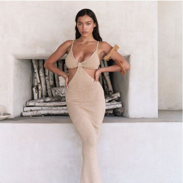 Spaghetti Strap Sexy Backless Maxi Dresses See Through Sexy Women Dresses Party Club Elegant Hollow Dress Sundress, Black
Spaghetti Strap Sexy Backless Maxi Dresses See Through Sexy Women Dresses Party Club Elegant Hollow Dress Sundress, Black
