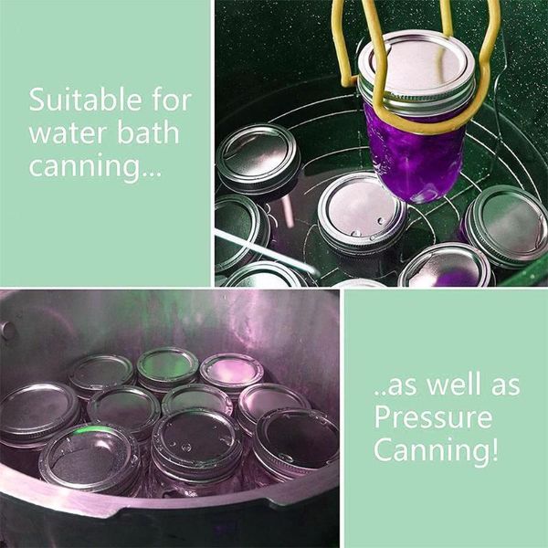 kitchen storage & organization 50pcs regular mouth 70mm mason jar canning lids reusable leak silver rings silicone vacuum proof seals split-
kitchen storage & organization 50pcs regular mouth 70mm mason jar canning lids reusable leak silver rings silicone vacuum proof seals split-