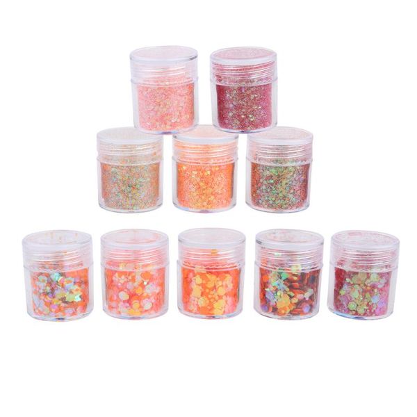 10 bottles 1mm nail art sequin colorful manicure glitter stickers manicure accessories (assoretd type and assorted sequin), Silver;gold
10 bottles 1mm nail art sequin colorful manicure glitter stickers manicure accessories (assoretd type and assorted sequin), Silver;gold
