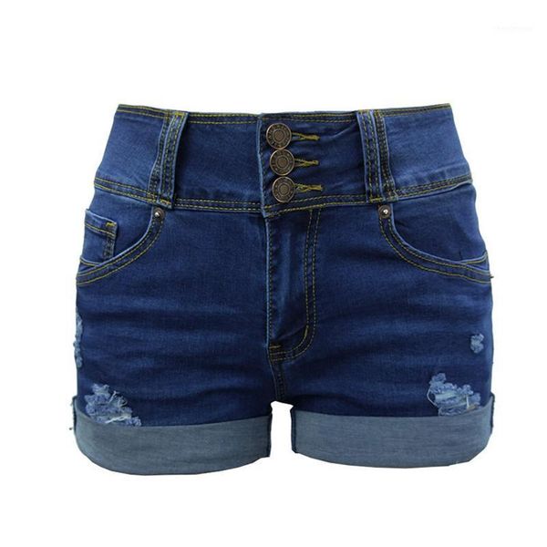 women's jeans summer women solid color denim shorts female high waist mini short lady large coat at the bottom, Blue
women's jeans summer women solid color denim shorts female high waist mini short lady large coat at the bottom, Blue