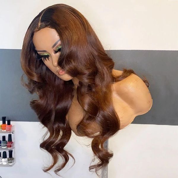 costume accessories dark brown 26inch long body wave synthetic lace front wigs for black women with baby hair preplucked glueless daily cosp, Silver
costume accessories dark brown 26inch long body wave synthetic lace front wigs for black women with baby hair preplucked glueless daily cosp, Silver