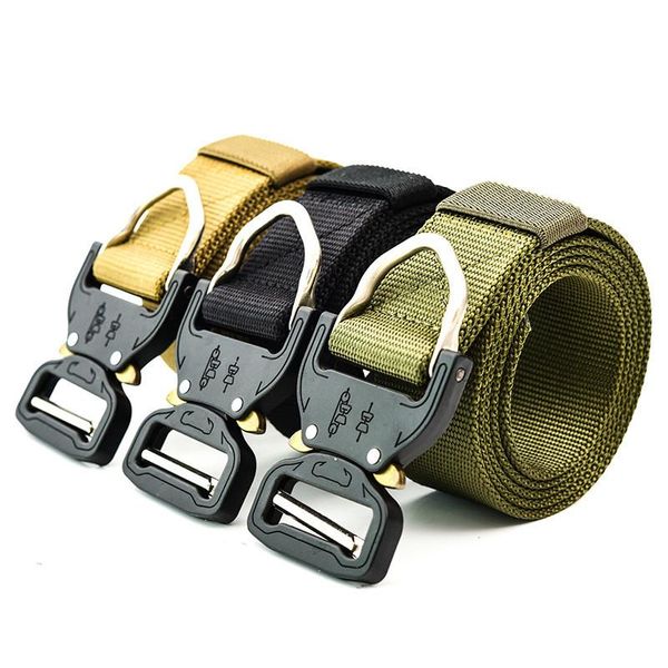 belts military nylon belt mens quick release heavy duty waistband adjustable army tactical waist with metal buckle/hook, Black;brown
belts military nylon belt mens quick release heavy duty waistband adjustable army tactical waist with metal buckle/hook, Black;brown