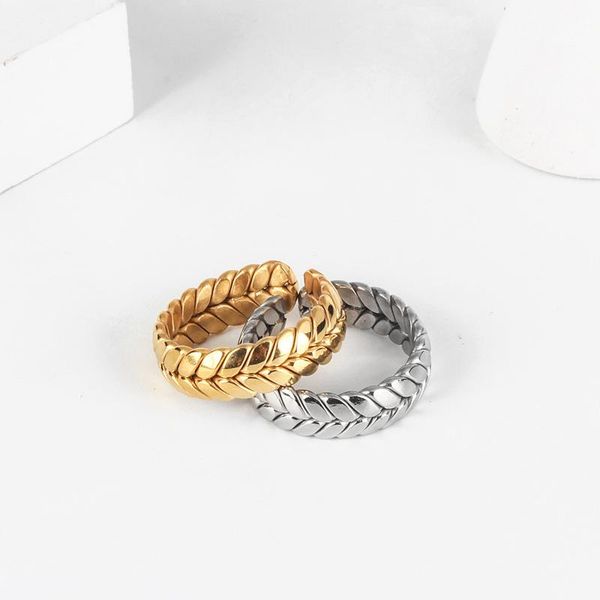 wedding rings simple wheat couple ring for engagement anniversary jewelry gift women men stainless steel promise love, Slivery;golden
wedding rings simple wheat couple ring for engagement anniversary jewelry gift women men stainless steel promise love, Slivery;golden