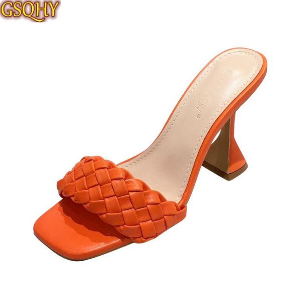 sandals design weave slippers spike heel women high heels fashion square toe ladies shoes cross-strap summer, Black
sandals design weave slippers spike heel women high heels fashion square toe ladies shoes cross-strap summer, Black