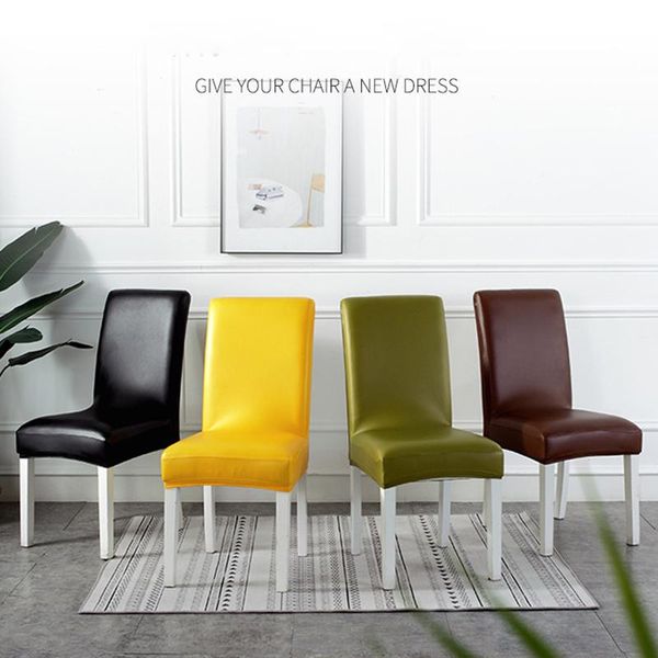 chair covers fashion cover stretch pu leather waterproof seat for dining office el j8
chair covers fashion cover stretch pu leather waterproof seat for dining office el j8