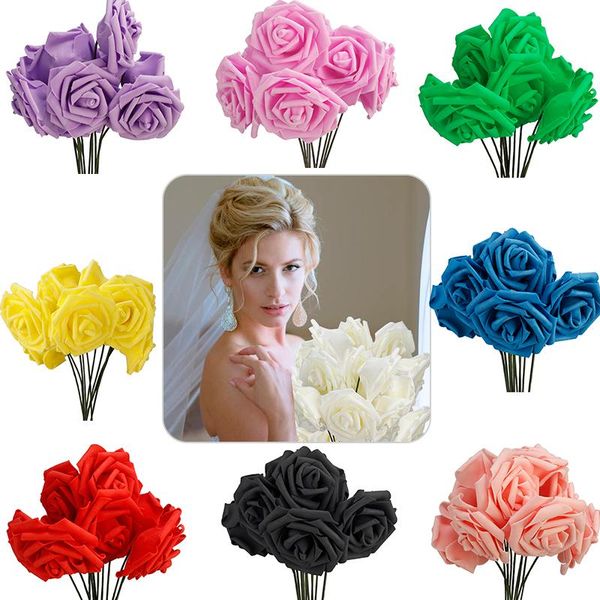 11 colors 10 heads 8cm artificial rose flowers wedding bride bouquet pe foam diy home decor rose flowers
11 colors 10 heads 8cm artificial rose flowers wedding bride bouquet pe foam diy home decor rose flowers