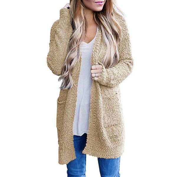women's knits & tees warm popcorn texture knit pocket long cardigan for women 2021 fall winter fashion slim fit sweaters knitted coats, White
women's knits & tees warm popcorn texture knit pocket long cardigan for women 2021 fall winter fashion slim fit sweaters knitted coats, White