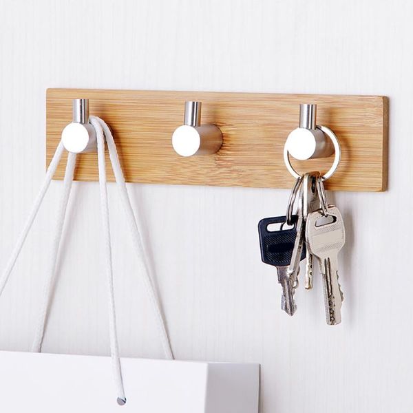 1pc adhesive bamboo wood stainless steel hook wall clothes bag key hanger kitchen bathroom door towel rustproof shelf
1pc adhesive bamboo wood stainless steel hook wall clothes bag key hanger kitchen bathroom door towel rustproof shelf