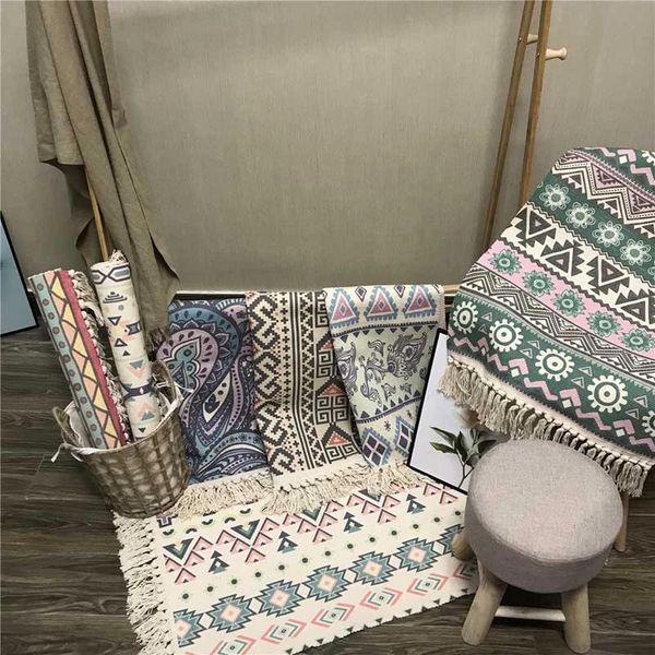 carpets nordic cotton and linen tassel carpet home living room coffee table blanket bedroom bedside long bed front mat
carpets nordic cotton and linen tassel carpet home living room coffee table blanket bedroom bedside long bed front mat