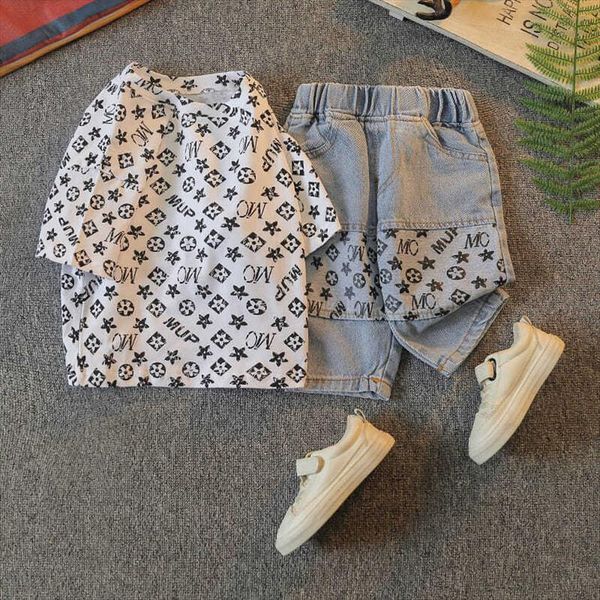 childrens clothing sets boy summer short sleeve set baby kids fashion shorts two piece, White
childrens clothing sets boy summer short sleeve set baby kids fashion shorts two piece, White
