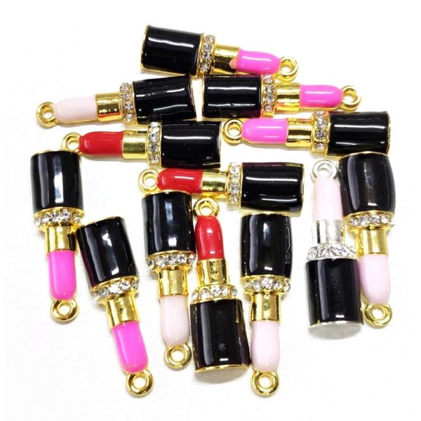 30pcs gold&silver plated lipstick charms for women diy jewelry accessories l7, Bronze;silver
30pcs gold&silver plated lipstick charms for women diy jewelry accessories l7, Bronze;silver