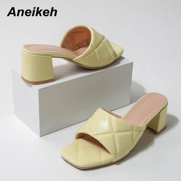 slippers aneikeh 2021 fashion pu women shoes summer square heel peep toe shallow concise checkered outside retro dress black
slippers aneikeh 2021 fashion pu women shoes summer square heel peep toe shallow concise checkered outside retro dress black