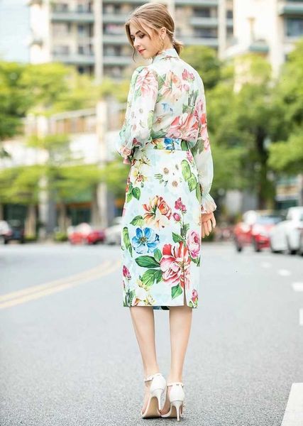 two piece dress ladies skirt suits spring summer women green leaves floral print shirt+midi pencil skirt sets fp4n, White
two piece dress ladies skirt suits spring summer women green leaves floral print shirt+midi pencil skirt sets fp4n, White