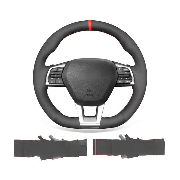 diy custom soft black suede steering wheel cover for hyundai sonata 3-spoke
diy custom soft black suede steering wheel cover for hyundai sonata 3-spoke