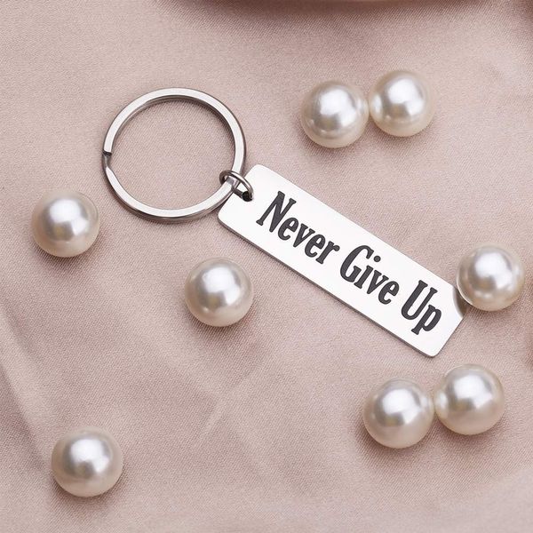 inspirational gifts never give up keychain for him her teen girls boys women men girlfriend boyfriend friend charm pendantdio chan con, Slivery;golden
inspirational gifts never give up keychain for him her teen girls boys women men girlfriend boyfriend friend charm pendantdio chan con, Slivery;golden