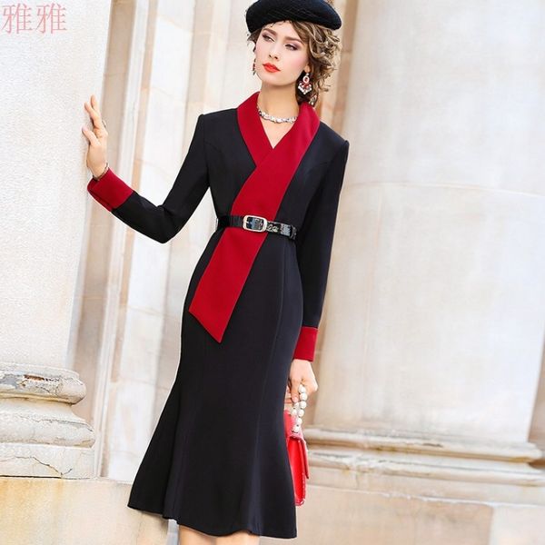 contrast dressed for rags luxury women's clothing stylish korean dress femme ukienki robe sf37, Black;gray
contrast dressed for rags luxury women's clothing stylish korean dress femme ukienki robe sf37, Black;gray