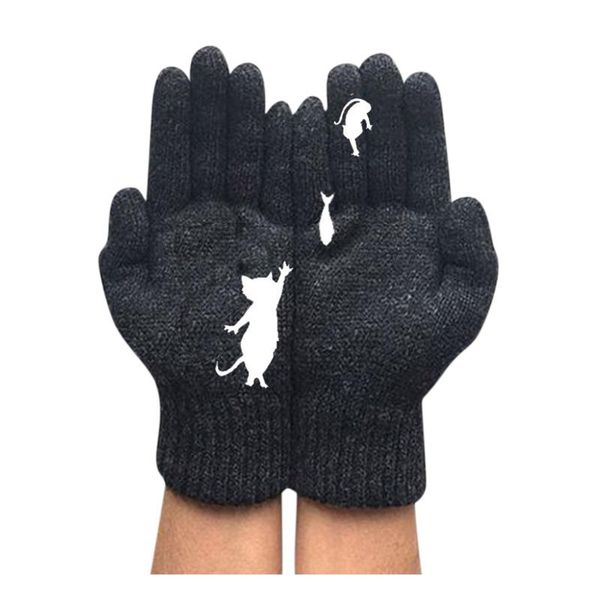 five fingers gloves 1pair women girls lovely winter warm ladies woolen autumn and outdoor cat printing windproof, Blue;gray
five fingers gloves 1pair women girls lovely winter warm ladies woolen autumn and outdoor cat printing windproof, Blue;gray