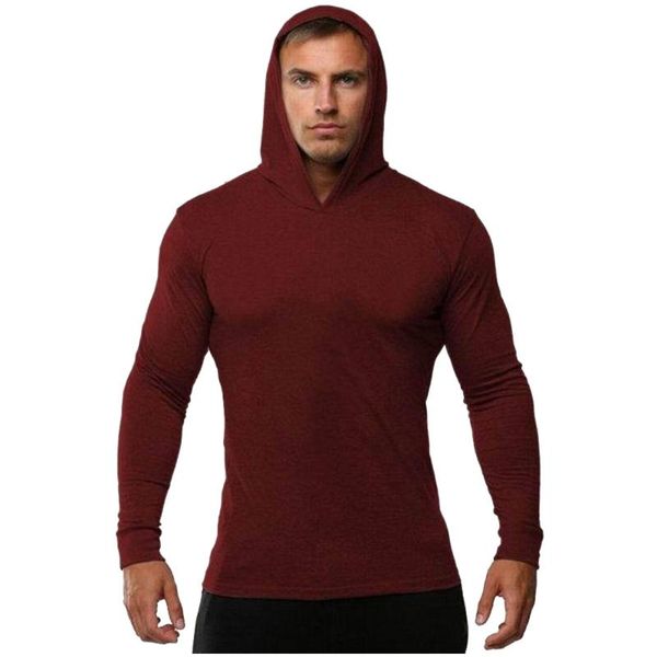 men's hoodies & sweatshirts fitness sport light solid color long sleeve t-shirt european and american fashion quality hooded sportswear, Black
men's hoodies & sweatshirts fitness sport light solid color long sleeve t-shirt european and american fashion quality hooded sportswear, Black