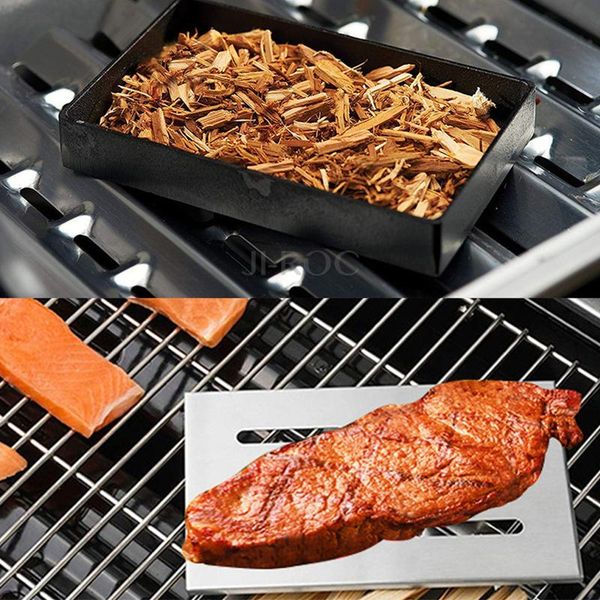 tools & accessories outdoor barbecue stainless steel smoker box for bbq grill wood chips smoking
tools & accessories outdoor barbecue stainless steel smoker box for bbq grill wood chips smoking