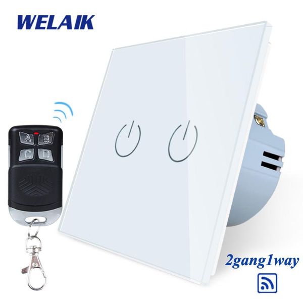 smart home control welaik1 eu 2gang1way crystal glass panel led lamp touch switch remote rf 433.92mhz european wall light a1923cwr01
smart home control welaik1 eu 2gang1way crystal glass panel led lamp touch switch remote rf 433.92mhz european wall light a1923cwr01