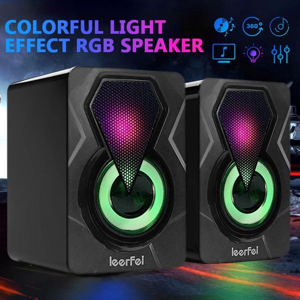 mini speakers computer with subwoofer for pc desklapled colorful lighting home theater system usb wired soundbox
mini speakers computer with subwoofer for pc desklapled colorful lighting home theater system usb wired soundbox