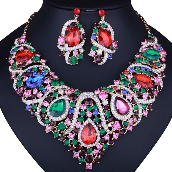 earrings & necklace 2021 luxury women rhinestone inlaid bib stud wedding jewelry set crystal gift, Silver
earrings & necklace 2021 luxury women rhinestone inlaid bib stud wedding jewelry set crystal gift, Silver
