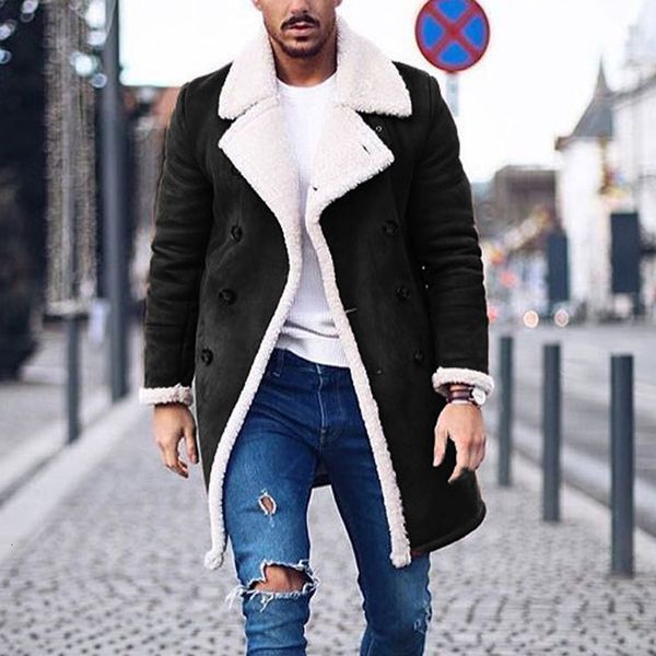 2021 new autumn winter warm coat windbreaker mens casual lapel sleeve long jacket male fashion double breasted coats for men agjw, Black
2021 new autumn winter warm coat windbreaker mens casual lapel sleeve long jacket male fashion double breasted coats for men agjw, Black