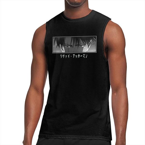 attack on titan levi mens anime eyes bodybuilding muscle tank men gyms fitness workout sleeveless male clothing vest, White;black
attack on titan levi mens anime eyes bodybuilding muscle tank men gyms fitness workout sleeveless male clothing vest, White;black
