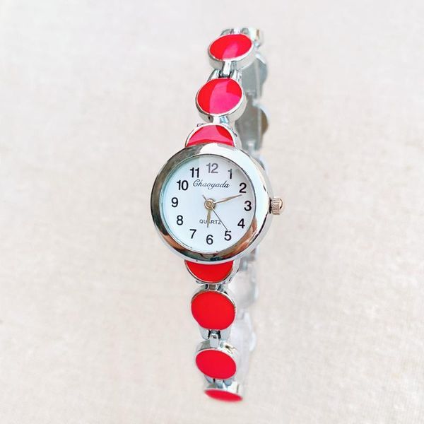wristwatches fashion elegant watch women girl exquisite metal alloy band quartz bracelet wrist watches 951, Slivery;brown
wristwatches fashion elegant watch women girl exquisite metal alloy band quartz bracelet wrist watches 951, Slivery;brown