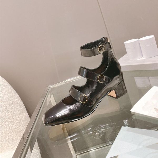 dress shoes autumn women patent leather mary janes chunky heels square toe narrow band designer zipper pumps chaussure femme, Black
dress shoes autumn women patent leather mary janes chunky heels square toe narrow band designer zipper pumps chaussure femme, Black
